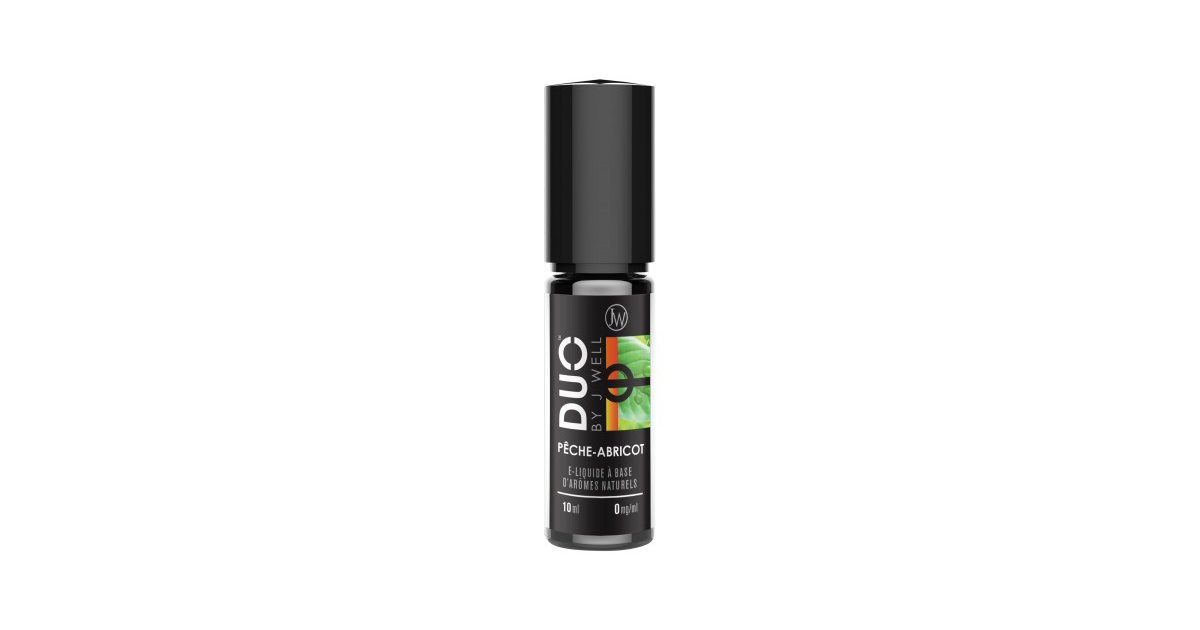 PECHE ABRICOT - 8 mg - J WELL - Cigarette lectronique et e-liquides  fabriqus en France