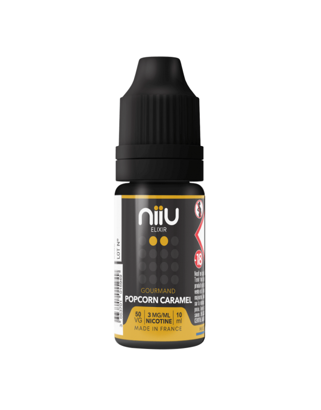 POPCORN CARAMEL - 12mg - J WELL - Cigarette lectronique et e-liquides  fabriqus en France