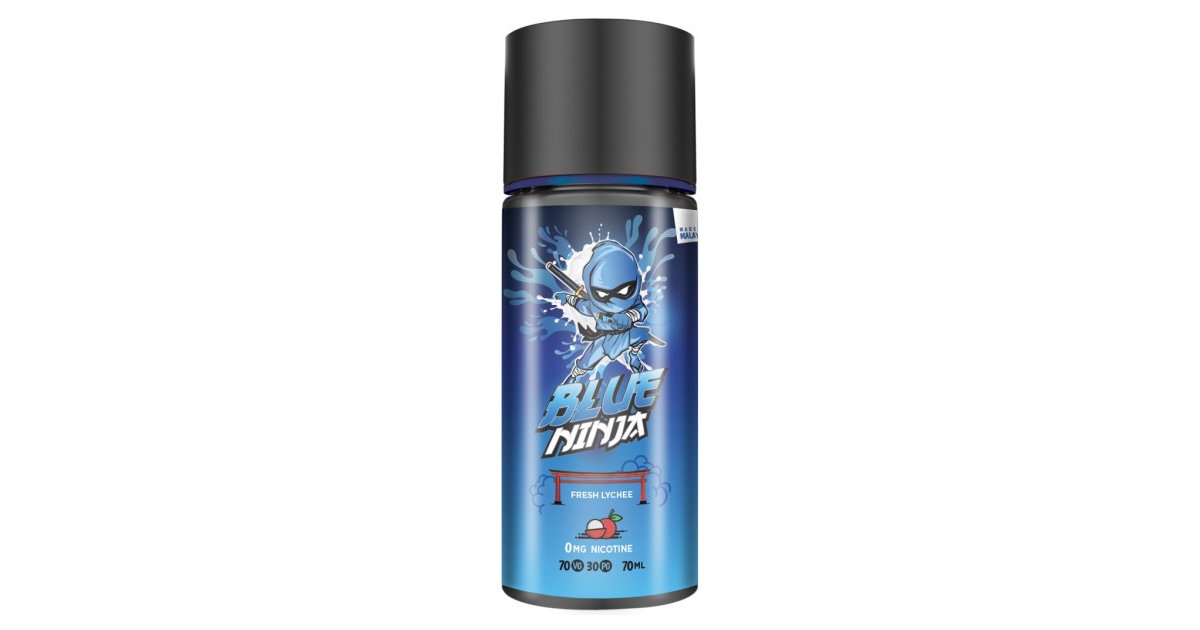 BLUE NINJA 70VG/30PG 70ml - J WELL - Cigarette lectronique et e-liquides  fabriqus en France